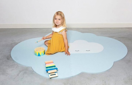 Quut Playmat Mata do Zabawy Duża Chmurka Dusty Blue