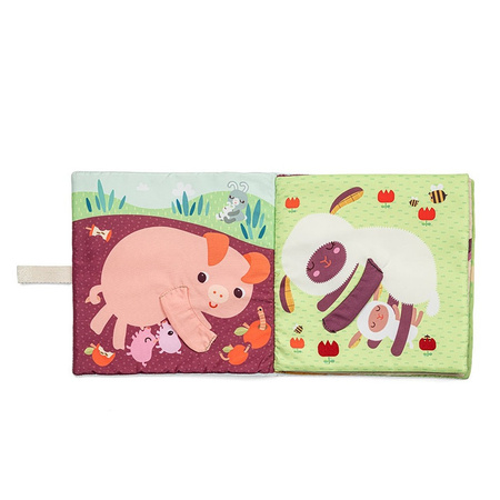 Lilliputiens Książeczka aktywizująca z mini-pacynkami Farma 12 m+