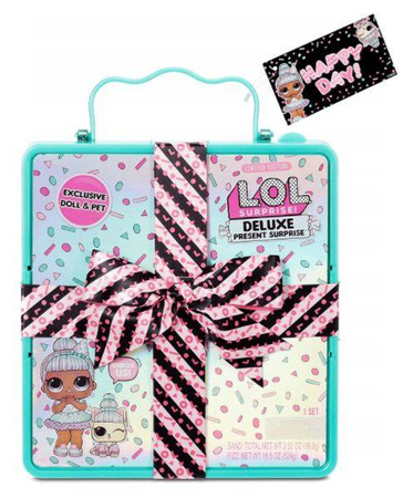 L.O.L lol Surprise Deluxe Present Ekskluzywny Prezent Niespodzianka Niebieski