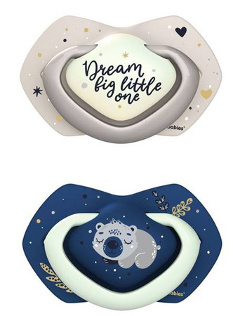 Canpol Babies Smoczek Silikonowy 18+m Sleepy Koala 2 szt. 22/660_blu Blue