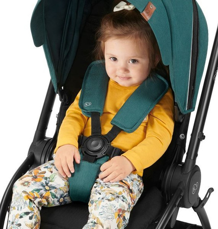 Kinderkraft Evolution Wózek Spacerowy + Cocoon Platinum Grey