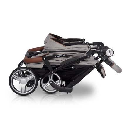 Easy Go Domino Wózek Bliźniaczy Latte