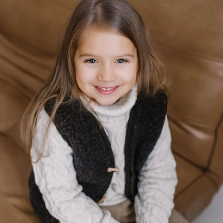 Zaffiro Kamizelka wełniana Nevada 110/116 Anthracite