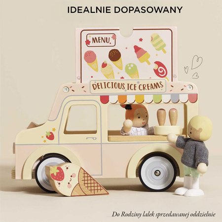 Le Toy Van Drewniany Samochód Retro Lodziarnia Dolly