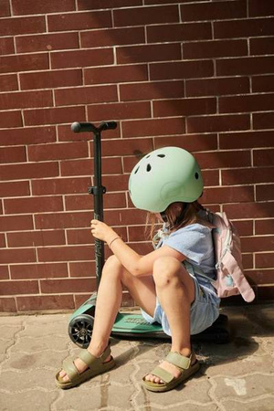 Scootandride Highwaykick 5 LED Hulajnoga Składana Ze Świecącymi Kółkami 5+ Forest