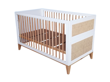 Theo Bebe Nami Wielofunkcyjne Łóżeczko Ratanowe 70x140cm Neige