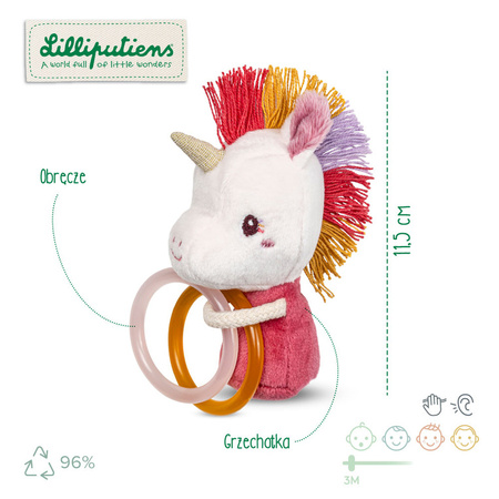Lilliputiens Grzechotka Jednorożec Lena 3 m+