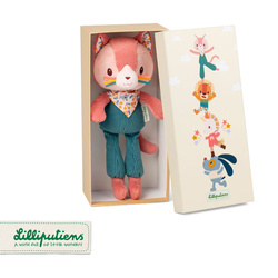 Lilliputiens Przytulanka w ozdobnym pudełku Kotka Jeanne 3 m+