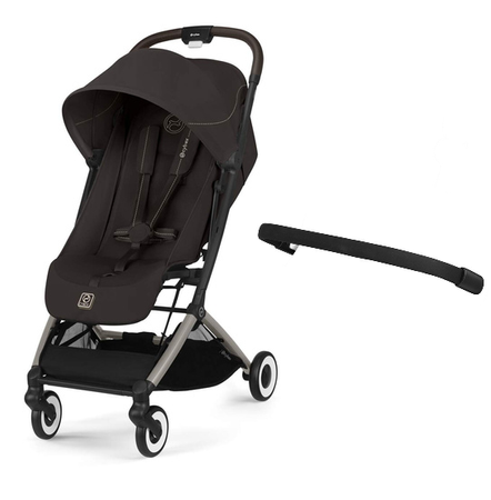 Cybex Orfeo Wózek Spacerowy Rama Taupe Chocolate Brown 2025 + Cybex Pałak