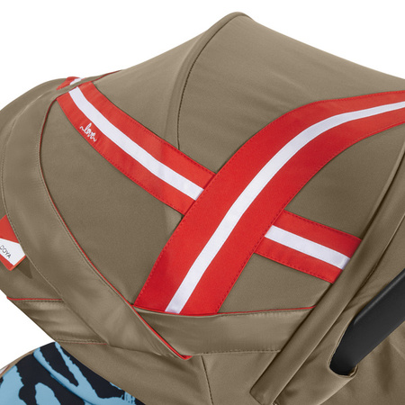 Cybex Coya Wózek Spacerowy One Love by Karolina Kurkova + Cybex Coya Moskitiera Black