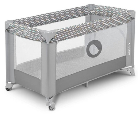 Lionelo Stefi Łóżeczko Turystyczne Concrete Multicolor