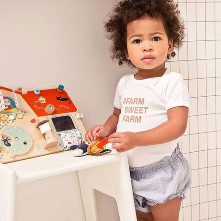 Lilliputiens Drewniana Tablica Manipulacyjna Farma 9m+
