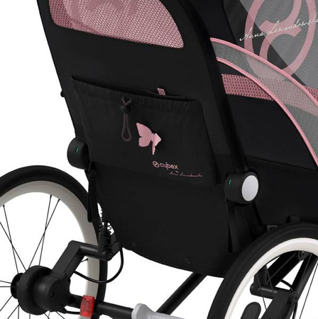 Cybex Zeno Wielofunkcyjna Przyczepka Do Biegania Do Roweru Cybex Sports Powder Pink by Anna Lewandowska
