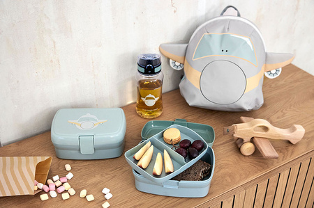 Lassig Lunchbox z wkładką Tiny Drivers Samolot