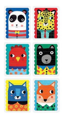 Mudpuppy Puzzle Patyczki Zwierzęcy Przyjaciele 24 Elementy 3+