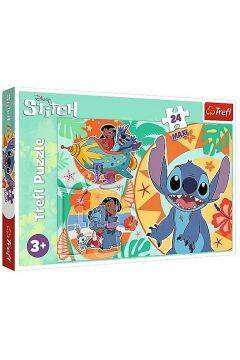 Trefl Puzzle Wesoły dzień Lilo&Stitch 24 Elementy