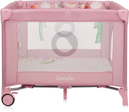 Lionelo Millie Plus - wielofunkcyjny kojec dziecięcy | Pink