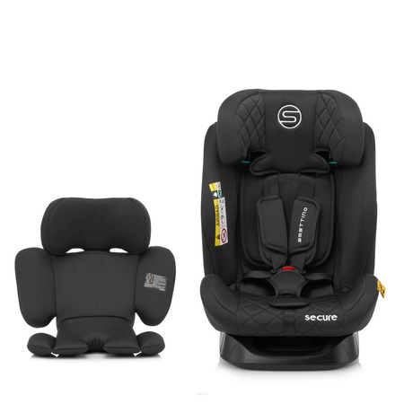 Sesttino SecurePro Fotelik Samochodowy Black 0-36 kg