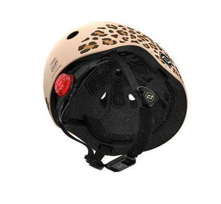 Scootandride Kask XXS-S Dla dzieci 1-5 Lat Leopard