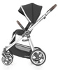 Oyster 3 Wózek Spacerowy Caviar - srebrny stelaż