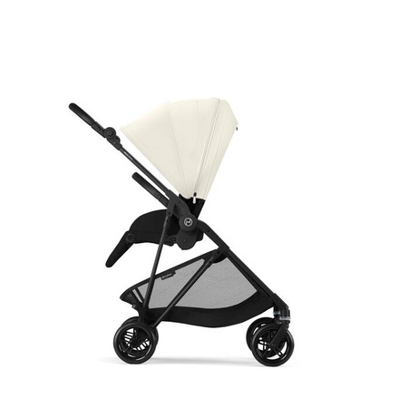 Cybex Melio Carbon Wózek Głęboko-Spacerowy Canvas White