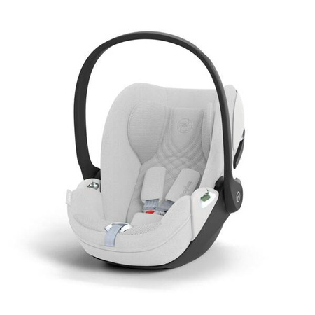 Cybex Cloud T I-Size Plus Fotelik Samochodowy 0-13kg + Tapicerka Letnia Plus Platinum White