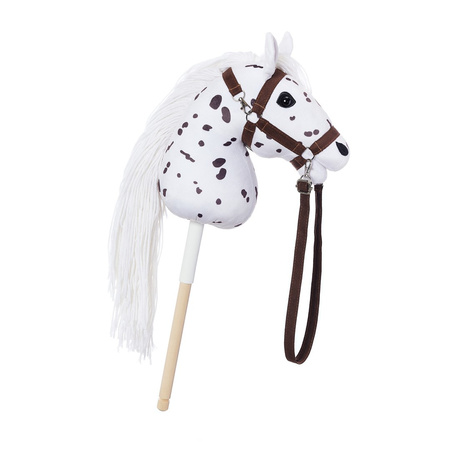 Hoppihorse Koń na Kiju Hobby Horse A3 Biały 66cm
