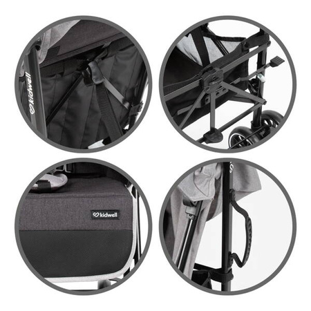 Kidwell Nelli Wózek Spacerowy Gray Graphite