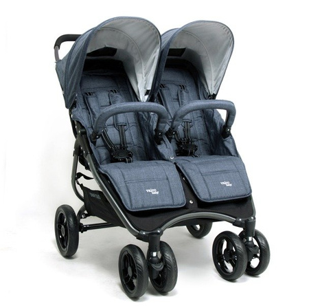 Valco Snap Duo Tailor Made Wózek Spacerowy Bliźniaczy Denim 03