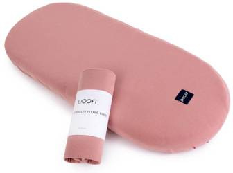 Poofi Prześcieradło do Wózka Organic  Herbaciana Róża PF 643