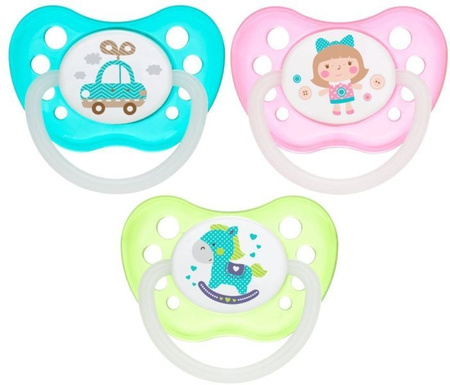 Canpol Babies Smoczek Uspokajający Kauczukowy Anatomiczny 6-18 m Toys 23/260