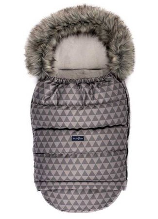 Zaffiro Grow Up 2.0 Śpiworek Do Wózka Plusz Geo Grey