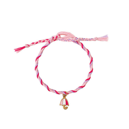 Janod Zestaw kreatywny do tworzenia biżuterii Tęczowe bransoletki 30 szt. 8+