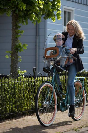 Bobike ONE Mini - Fotelik rowerowy Na Ramę Chocolate Brown