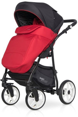 Riko Basic Sport Wózek Głęboko-Spacerowy 2w1 Sport Red