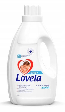 Lovela Baby Hipoalergiczne Mleczko Płyn Do Prania 1,45L Biały