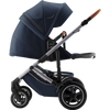 Britax Romer Smile 5Z Wózek Głęboko-Spacerowy Night Blue Rama Calm Grey
