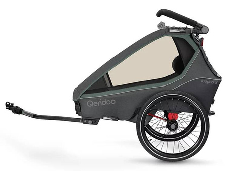 Qeridoo Kidgoo2 Przyczepka Rowerowa Ivy Green