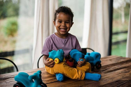 Rubbabu Zestaw 6 sensorycznych Zwierzątek Pojazdów