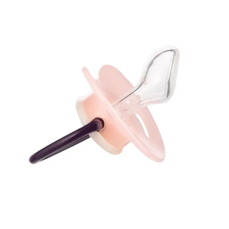 Canpol Babies Smoczek Uspokajający Silikon 6-18 Anatomiczny Night Dreams | Różowy