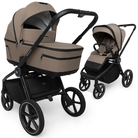 Muuvo Five Wózek Głęboko-Spacerowy + Maxi-Cosi Pebble 360 Pro2 Fotelik Samochodowy + Baza