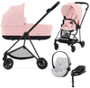 Cybex Mios 3.0 Wózek Głęboko-Spacerowy + Cybex Cloud G I - Size Fotelik Samochodowy + Baza