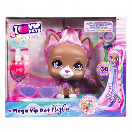 I LOVE VIP PETS COLOR BOOST DUŻY PIESEK NYLA z długimi włosami 40 cm