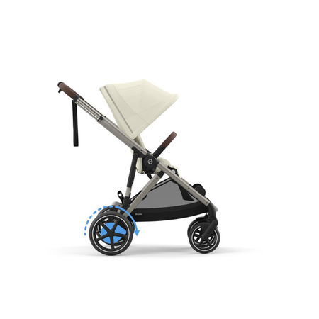 Cybex E-Gazelle S Wspomagany Wózek Głęboko-Spacerowy Rok Po Roku Seashell Beige