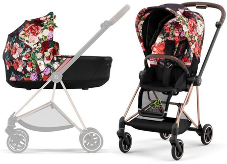 Cybex Mios 3.0 Wózek Głęboko-Spacerowy Spring Blossom Dark