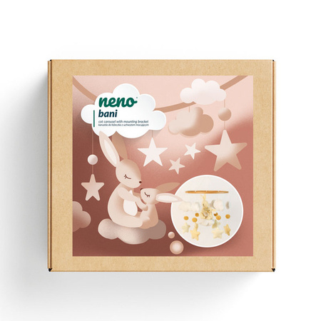 Neno Bani Karuzela do Łóżeczka z Uchwytem Mocującym