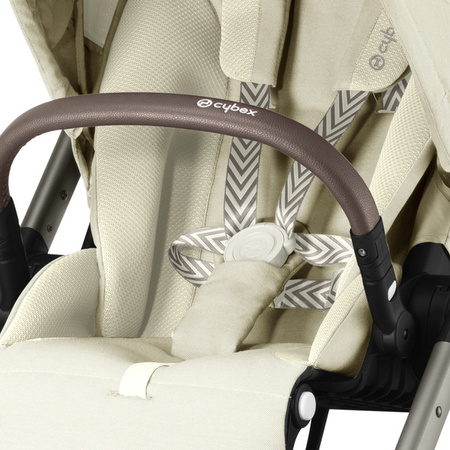 Cybex Balios S Lux Wózek Głęboko-Spacerowy Seashell Beige 2023 Rama Taupe