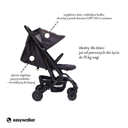 Disney by Easywalker Buggy XS Wózek spacerowy z osłonką przeciwdeszczową Minnie Ornament