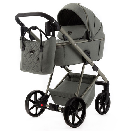 Adamex Delta Natura 4 Wózek Głęboko-Spacerowy Salvia