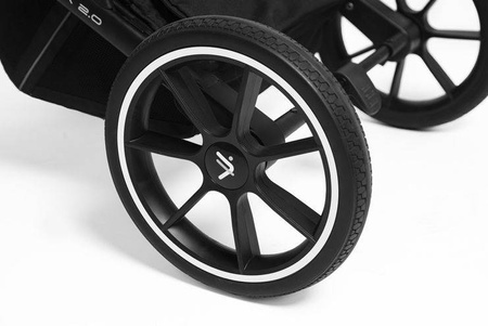 Muuvo Slick 2.0 Wózek Głęboko-Spacerowy Iron Graphite